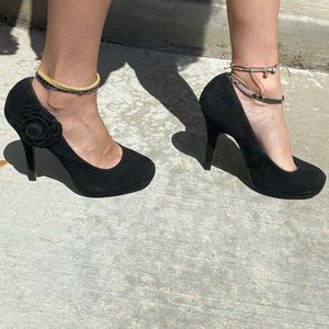 Black heels